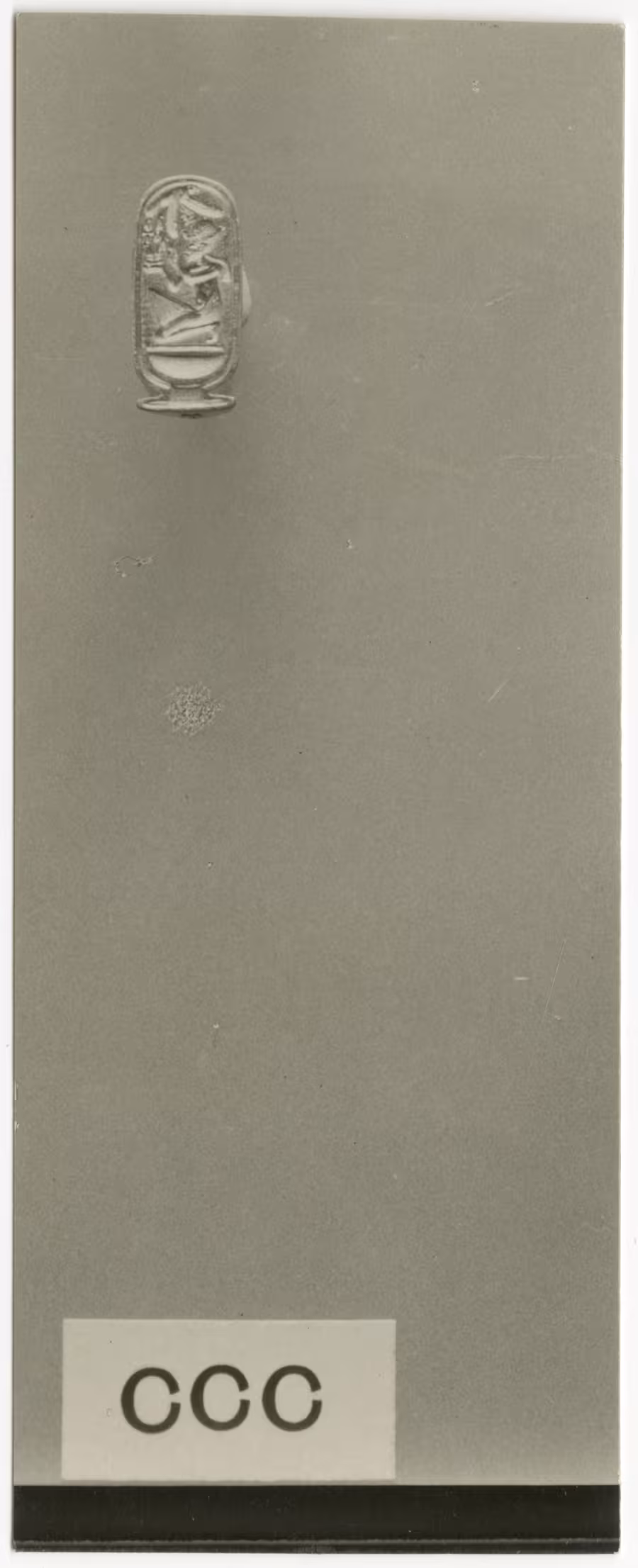 image of photographic print of ring in object card