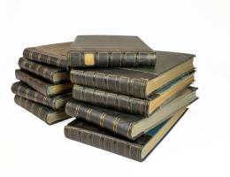 pile of large photographic albums