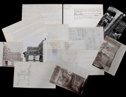 collection of object cards and photos