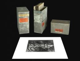 staged images of Canisters with a negative in front