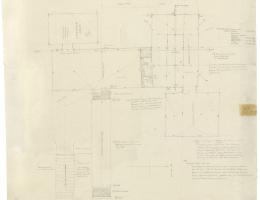 Howard Carter's hand drawn plan of the tomb of Tutankhamun