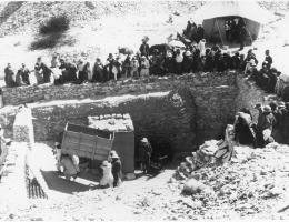 workers carrying object