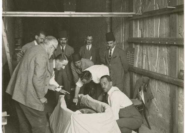 men in tomb autopsy