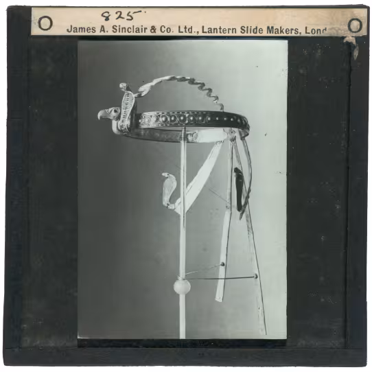 Image of lantern slide of diadem