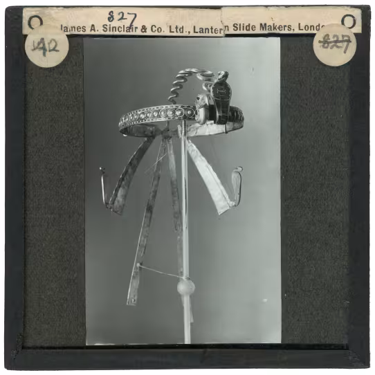 Image of lantern slide of diadem