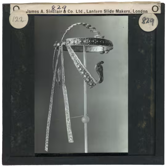 Image of lantern slide of diadem