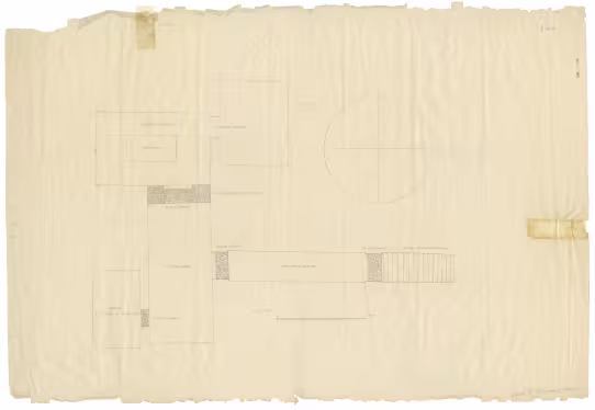 drawing of rooms in the tomb of Tutankhamun