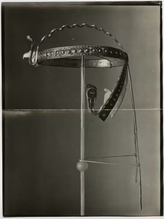 image of photographic print of diadem in object card