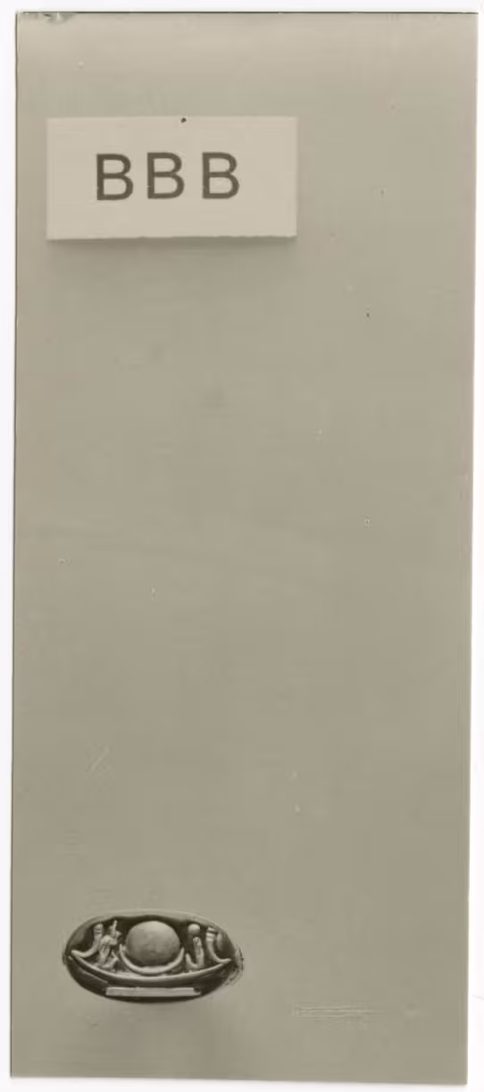 image of photographic print of ring in object card