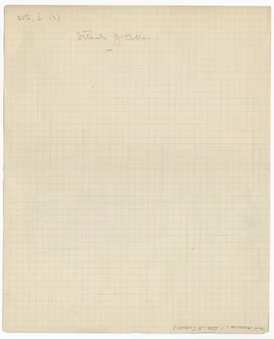 image of verso of object card