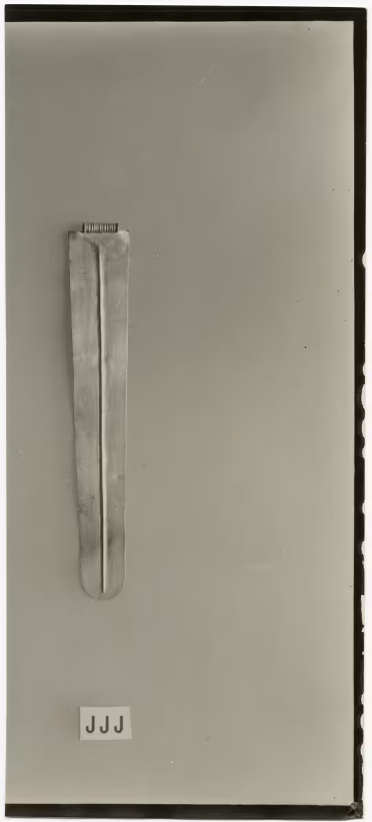 image of photographic print of plume amulet in object card