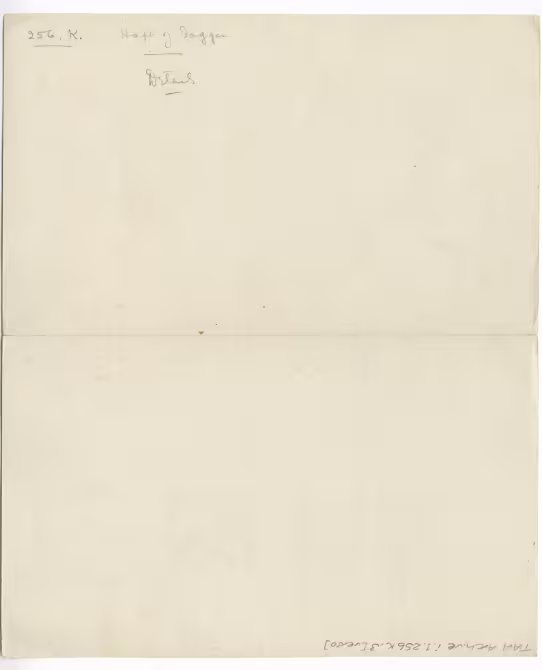 image of verso of object card