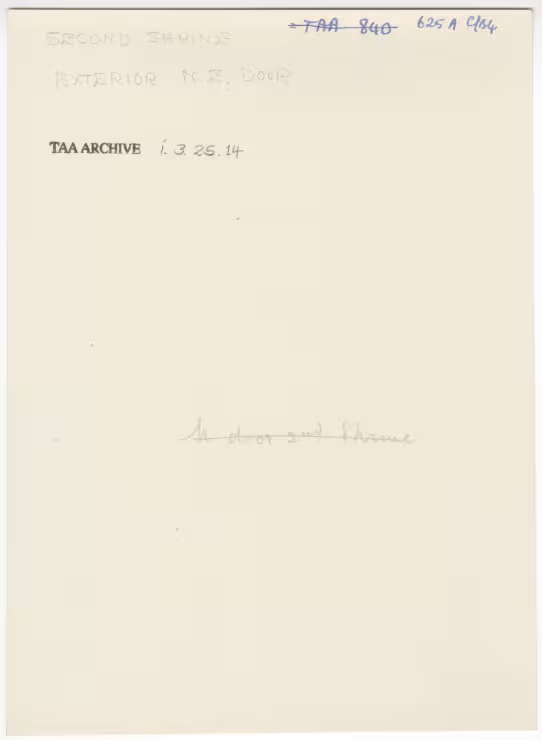 Handwritten notes on paper