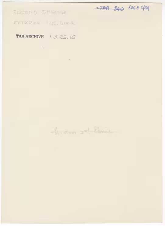 Handwritten notes on paper