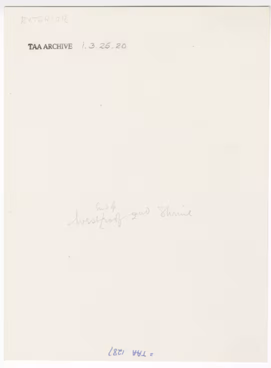 Handwritten notes on paper