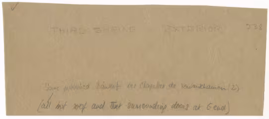 Handwritten notes on paper