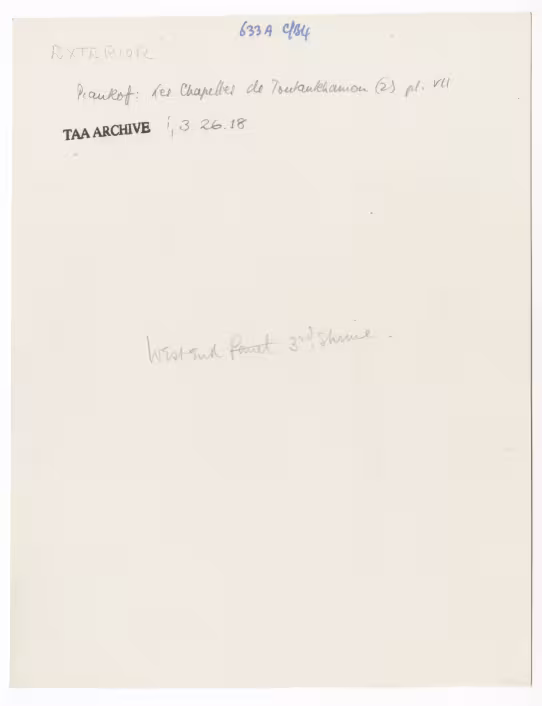 Handwritten notes on paper