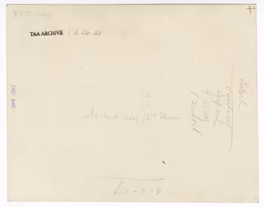 Handwritten notes on paper