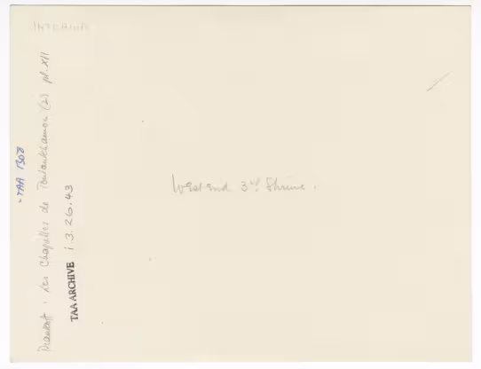 Handwritten notes on paper