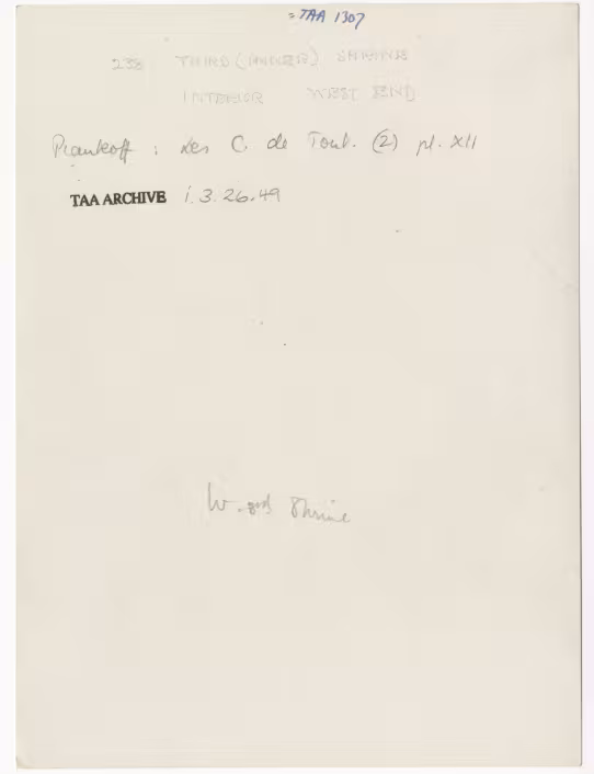 Handwritten notes on paper