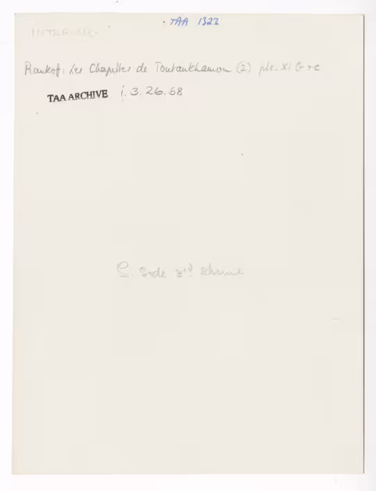 Handwritten notes on paper