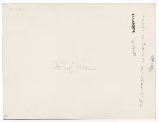 Handwritten notes on paper