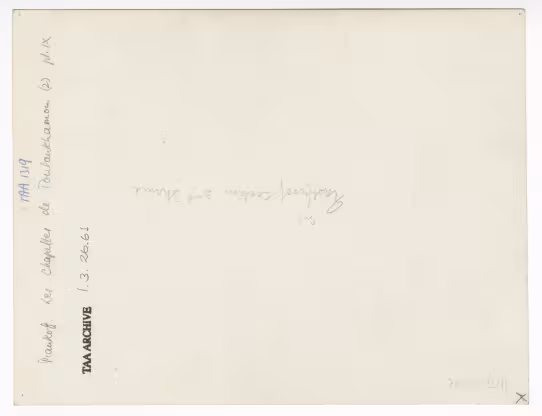 Handwritten notes on paper