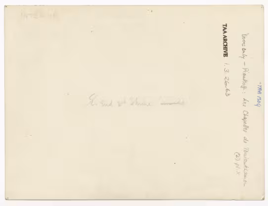 Handwritten notes on paper