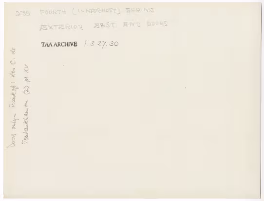 Handwritten notes on paper