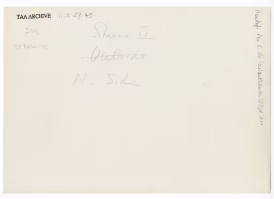 Handwritten notes on paper