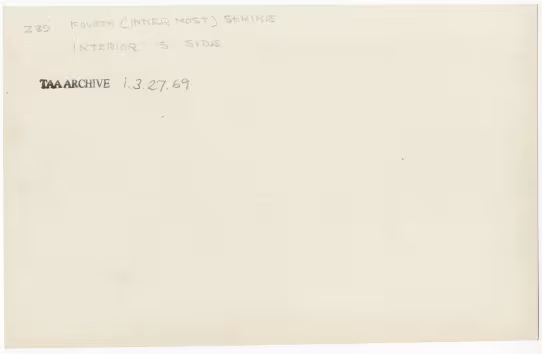 Handwritten notes on paper