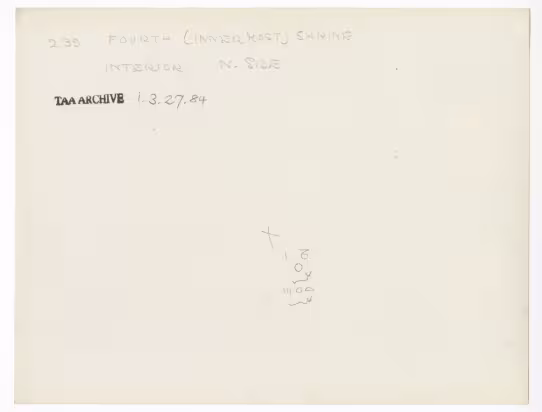 Handwritten notes on paper