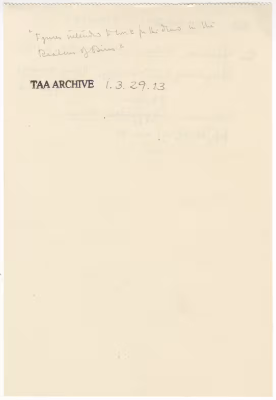 Handwritten notes on paper
