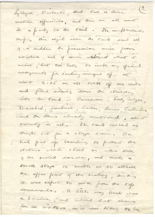Handwritten text on paper