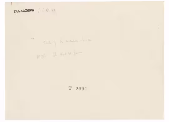Handwritten notes on paper