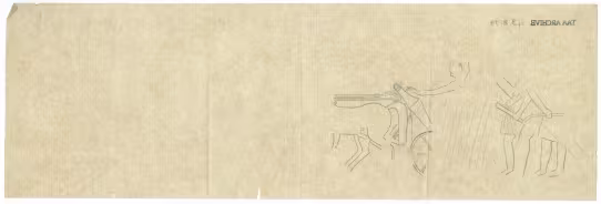 Tracing of relief scene
