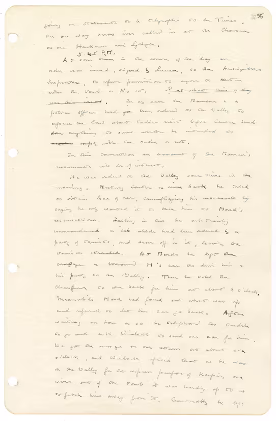 writing on paper