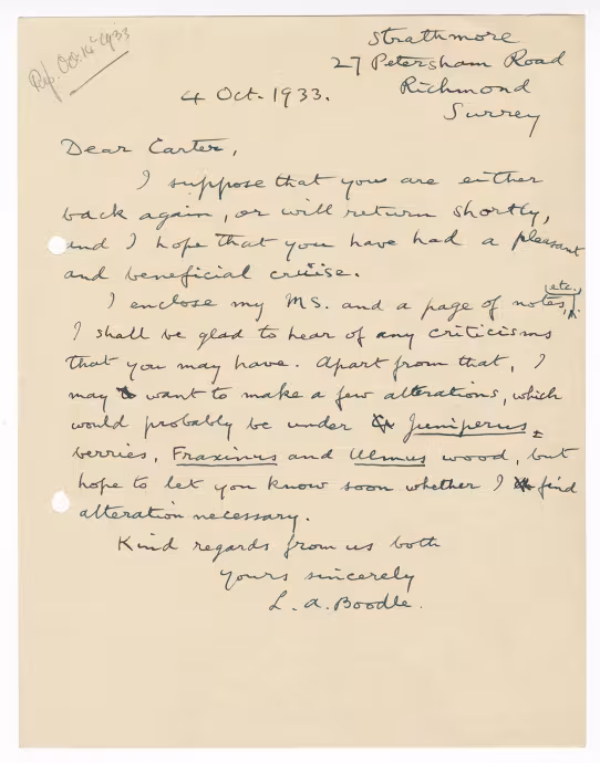 Handwritten notes on paper