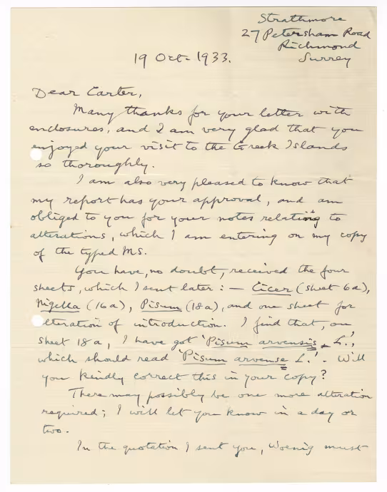 Handwritten notes on paper