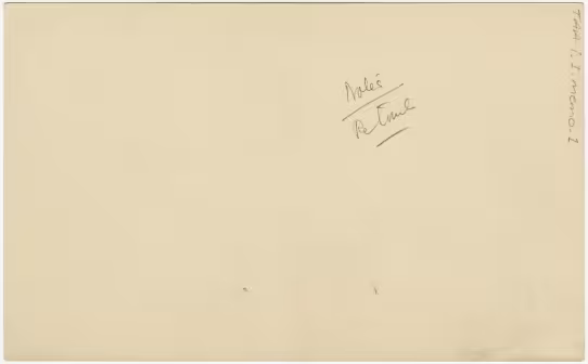 Handwritten notes on paper