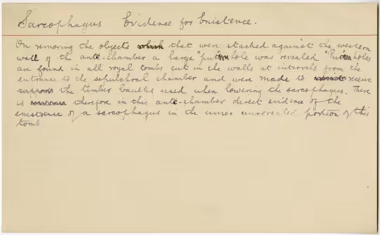 Handwritten notes on paper