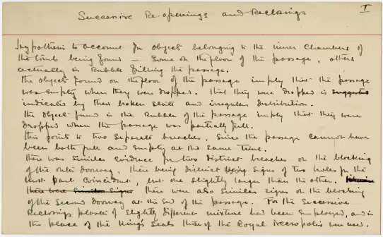 Handwritten notes on paper