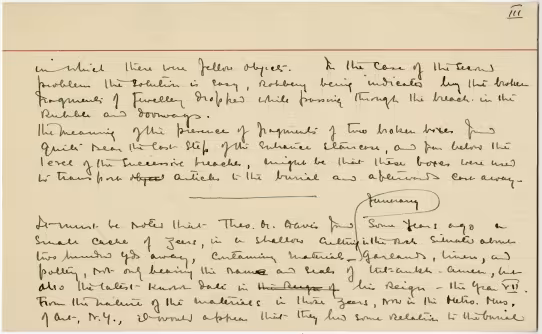 Handwritten notes on paper