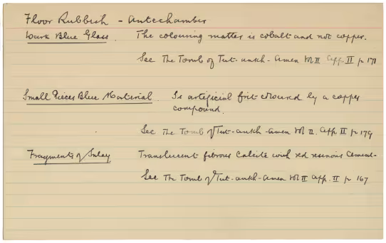 Handwritten notes on paper