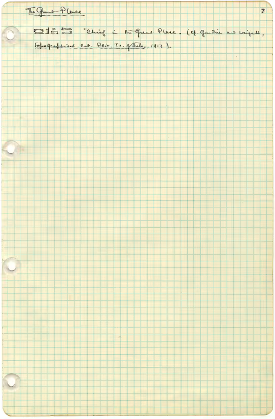 writing on paper