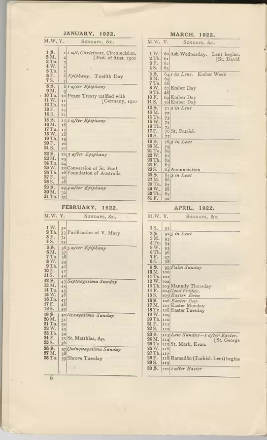 Printed text