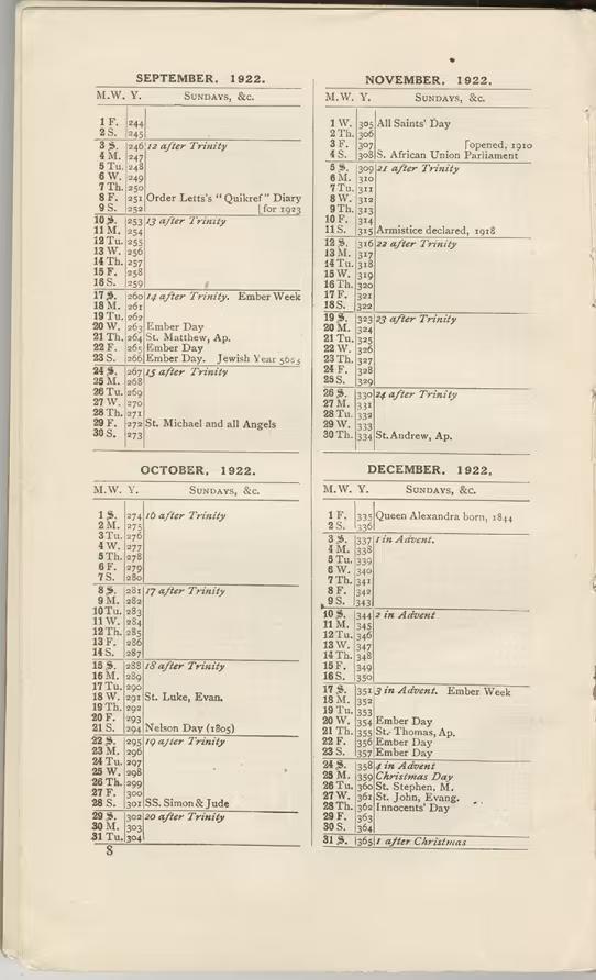 Printed text