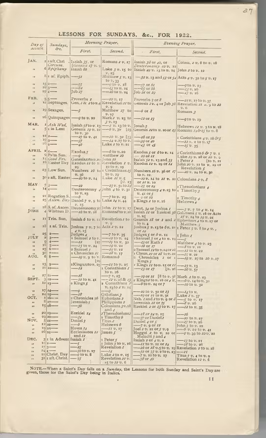 Printed text
