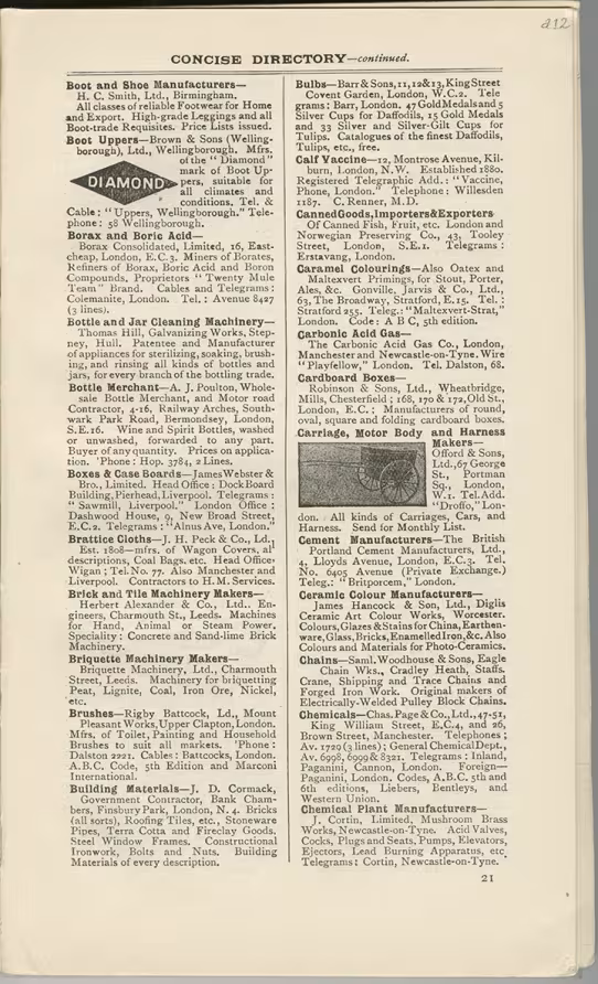 Printed text