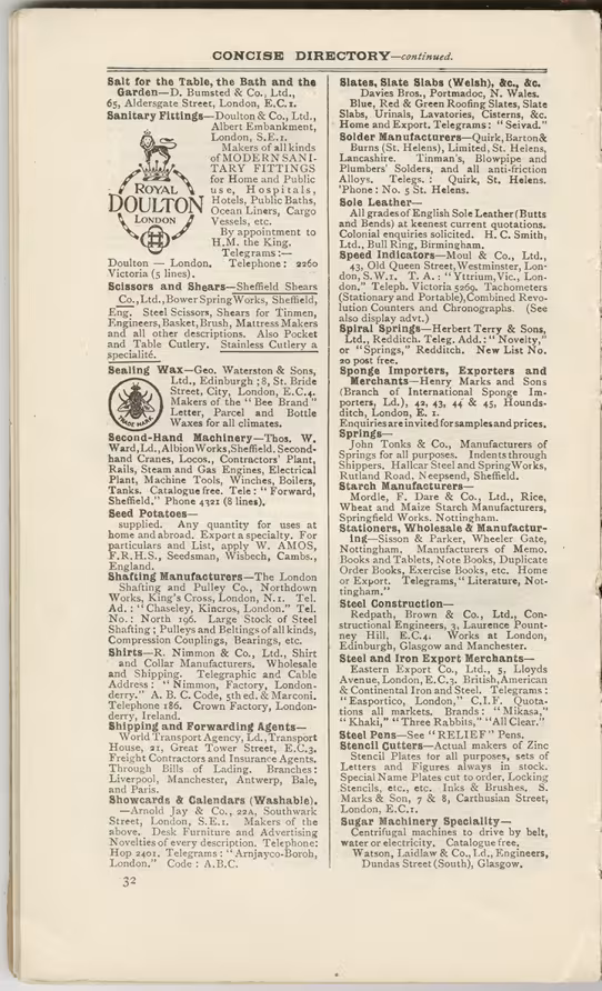 Printed text